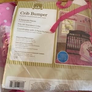 Carter's Child Of Mine Pink Ballerina Princess Monkey Crib Set